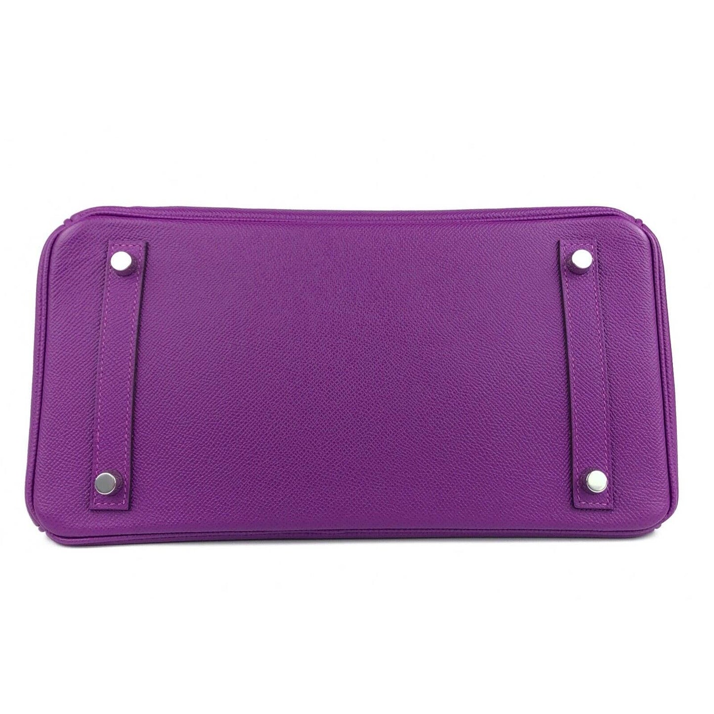 Hermes Birkin 30 Anemone Purple Leather Handbag Palladium Hardware 2020