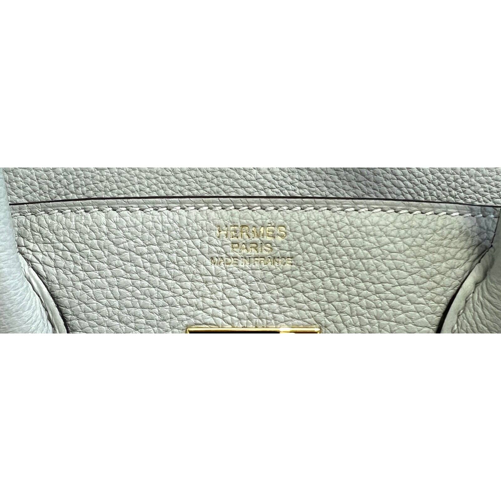 Hermes　Birkin bag 30　Etoupe grey　Togo leather　Silver hardware