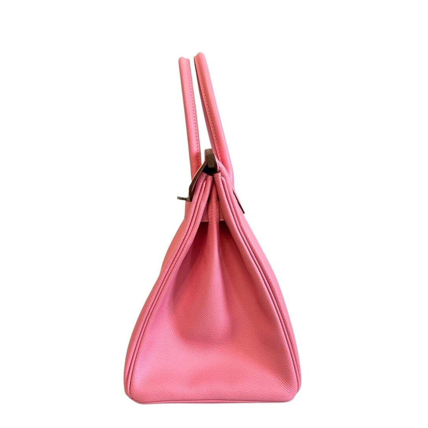 Hermes Birkin 30 Rose Confetti Pink Epsom Leather Bag Handbag Palladium Hardware