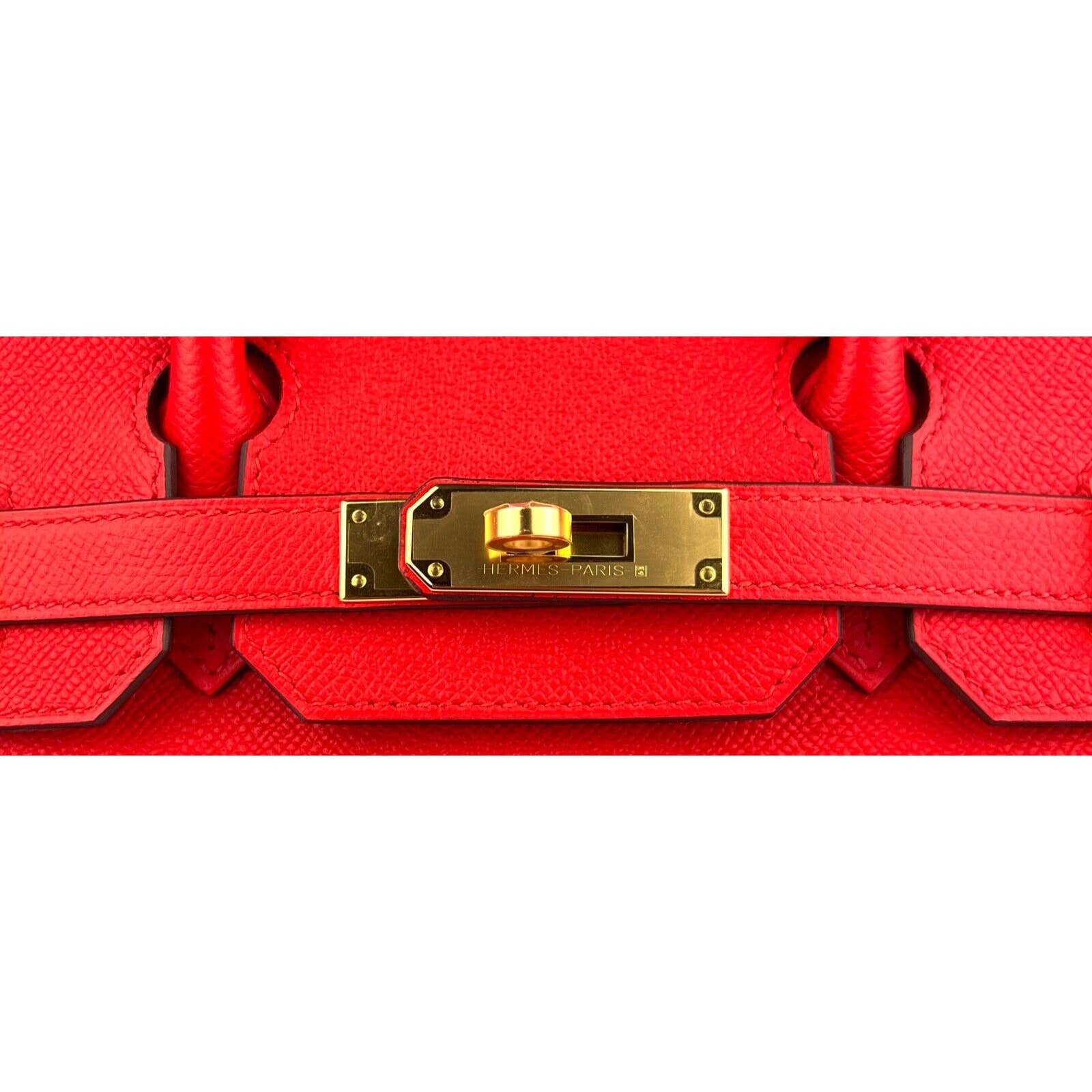 Hermes Birkin 30 Rouge De Coeur Red Epsom Leather Gold Hardware For Sale at  1stDibs