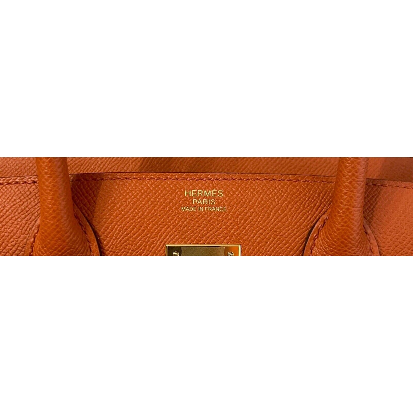 Hermes Birkin 30 Sellier Terre Battue Orange Epsom Leather Gold Hardware