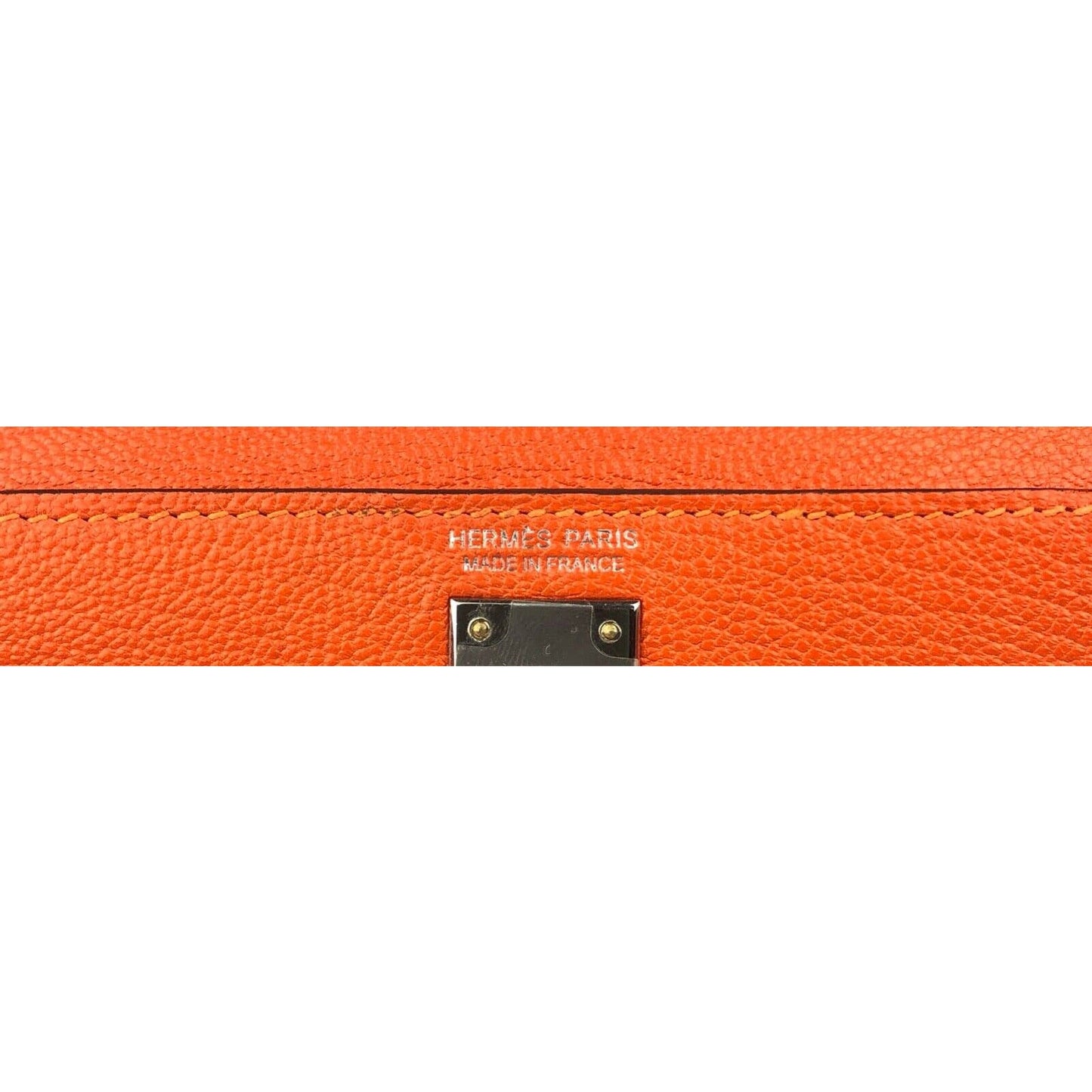 Hermes Kelly Mini 20 Verso Feu Orange Chèvre Rose Eglantine Palladium Hardware