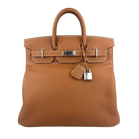 Hermes Birkin 40 HAC Gold Tan Togo with Palladium Hardware