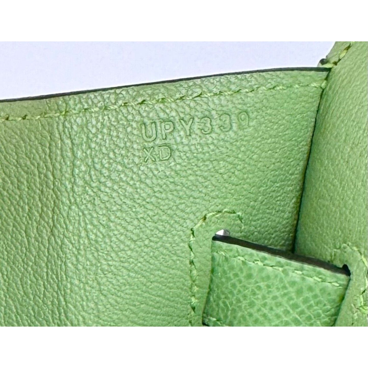Hermes Birkin 30 Sellier Vert Criquet Green Epsom Leather Gold Hardware 2022