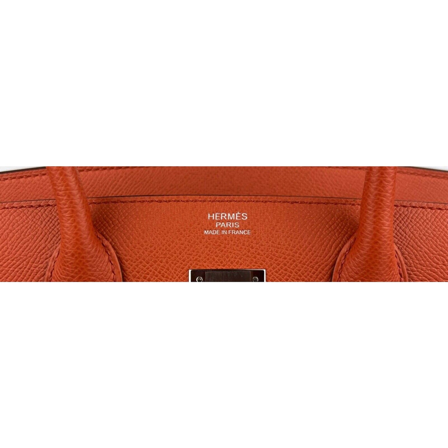 Hermes Birkin 30 Sellier Terre Battue Orange Epsom Leather Palladium Hardware