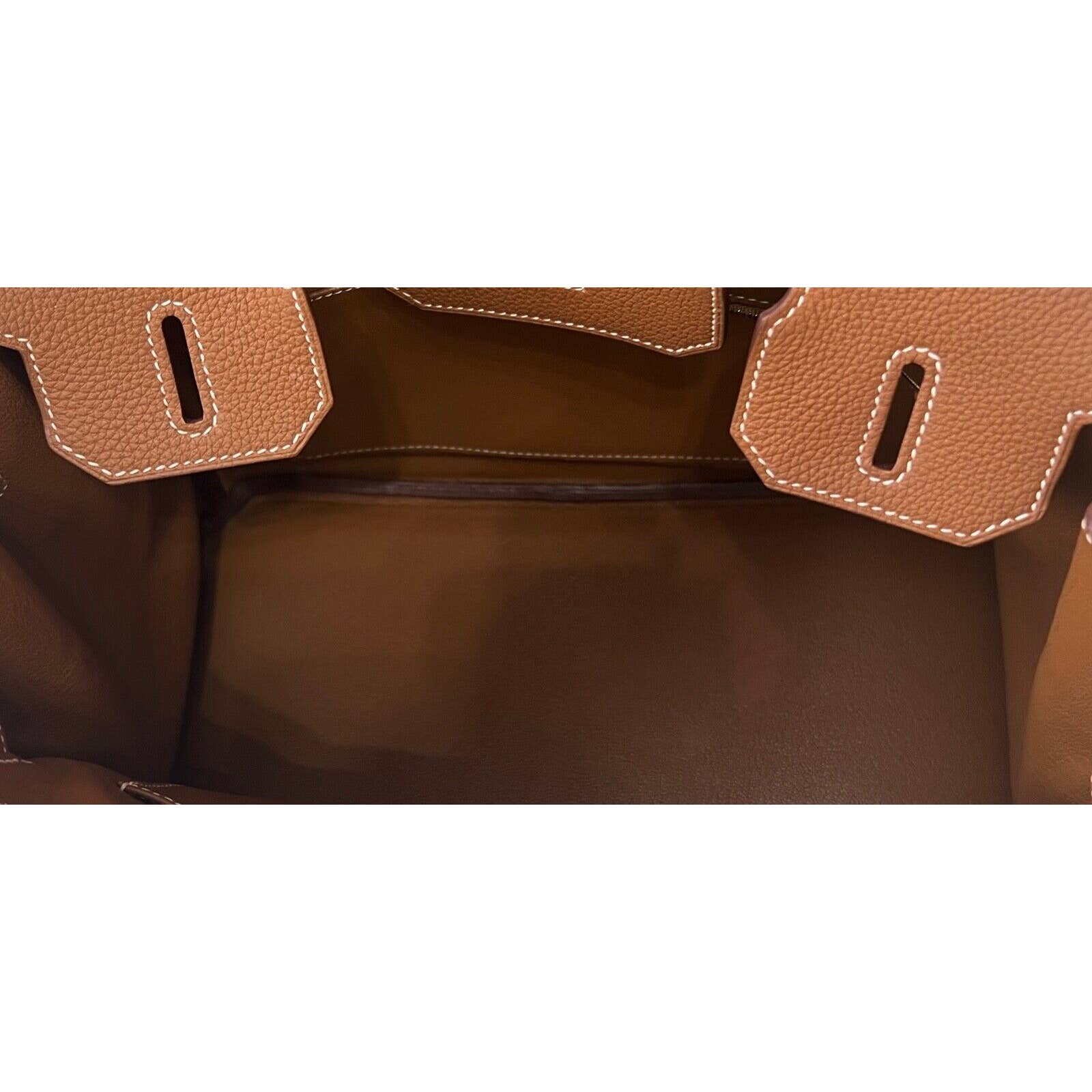 HERMÈS  BAMBOU BIRKIN 30 IN TOGO LEATHER WITH GOLD HARDWARE, 2019