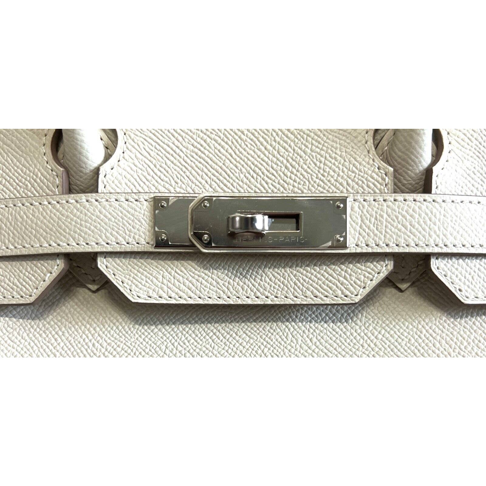 Hermes Craie Off White Epsom GHW Birkin 30 Handbag - MAISON de LUXE