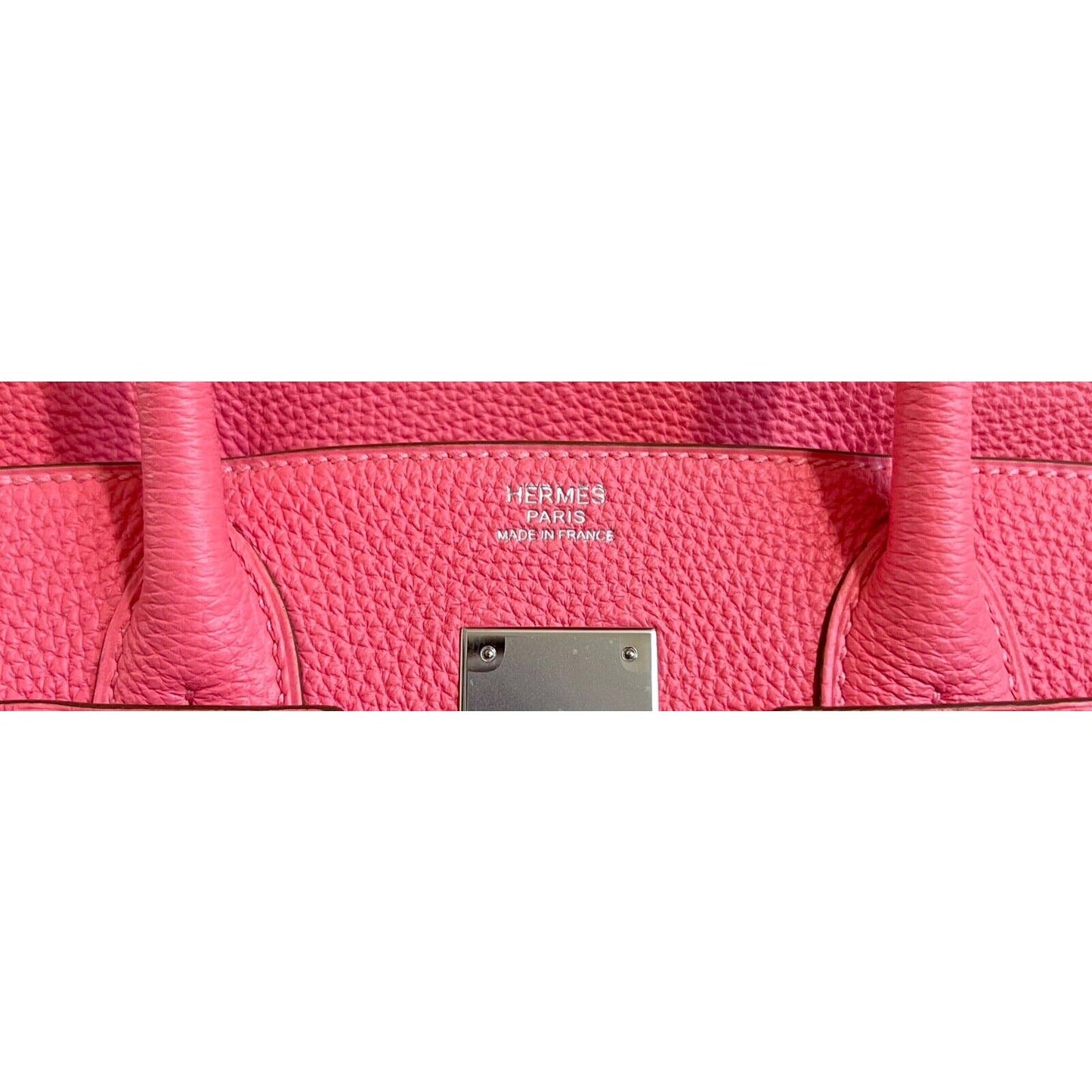 Hermès Birkin 30 Rose Lipstick Pink Togo Leather Palladium Hardware Handbag Bag