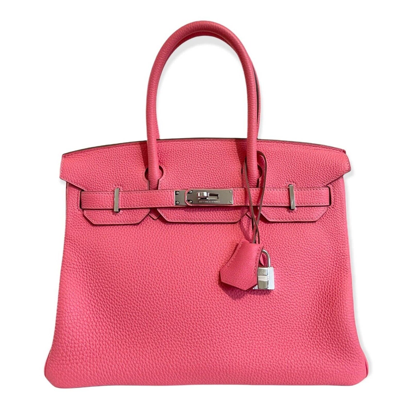 Hermès Birkin 30 Rose Lipstick Pink Togo Leather Palladium Hardware Handbag Bag