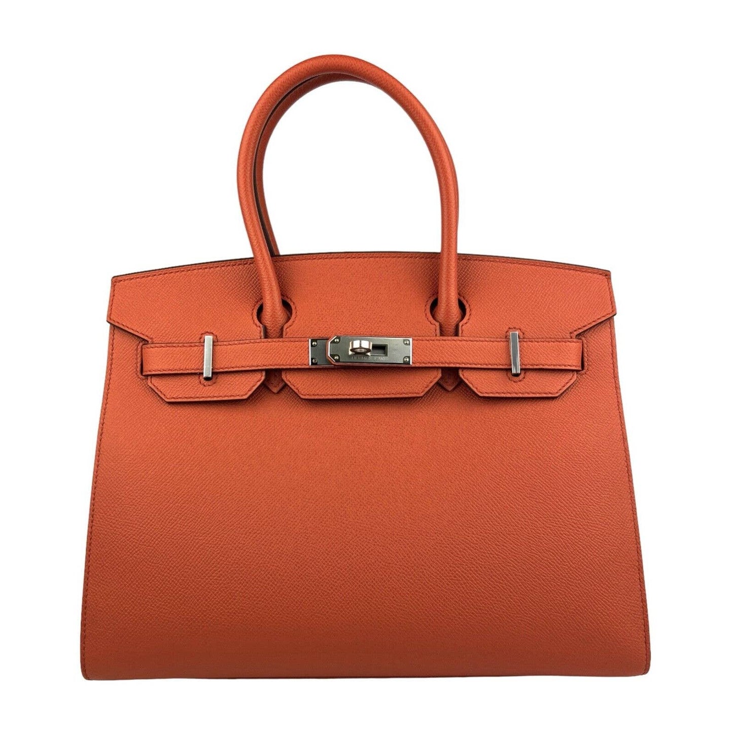 Hermès HERMES BIRKIN BAG 30 Orange Epsom Leather ref.935667 - Joli