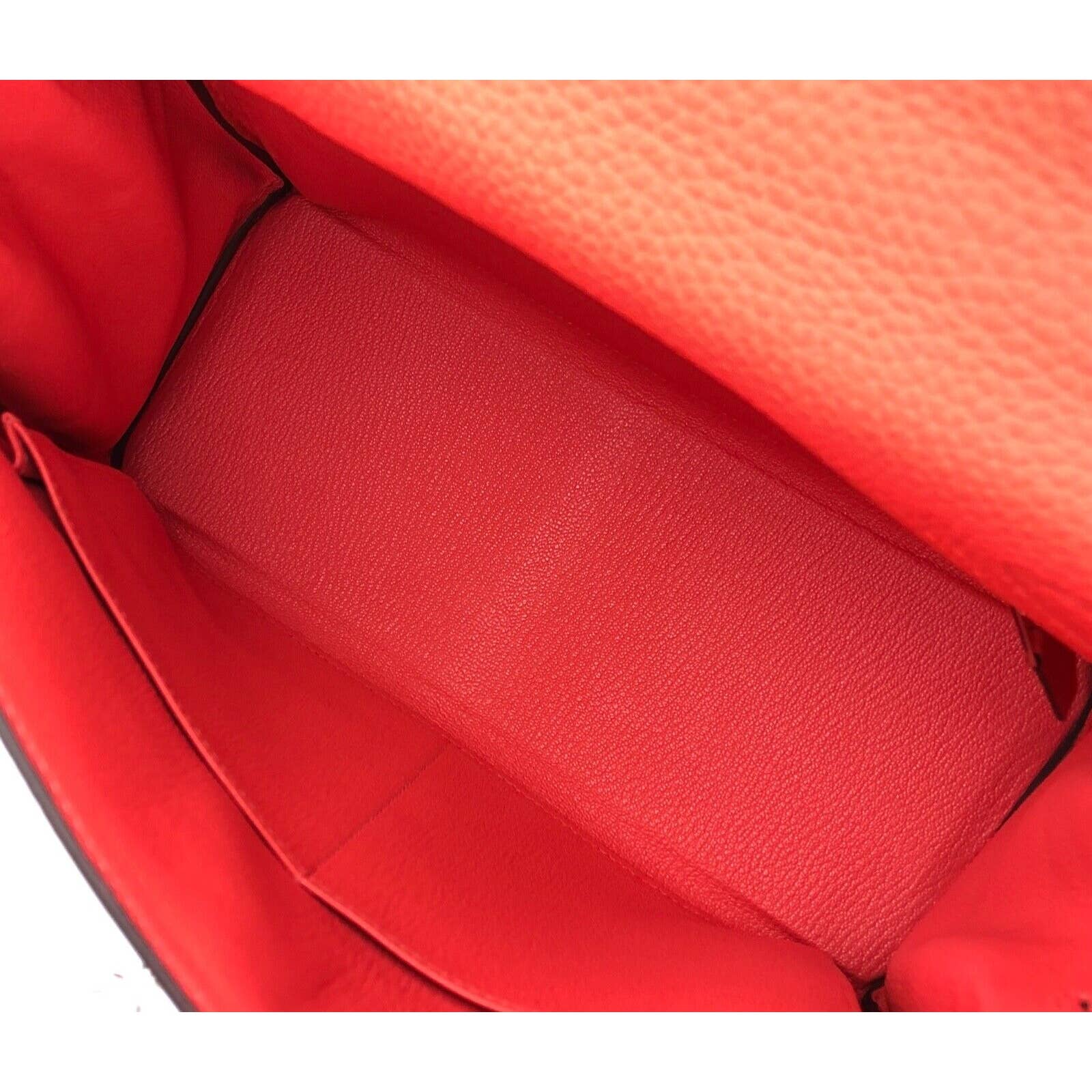 Hermes Kelly Handbag Rose Texas Epsom With Palladium Hardware 28 Auction