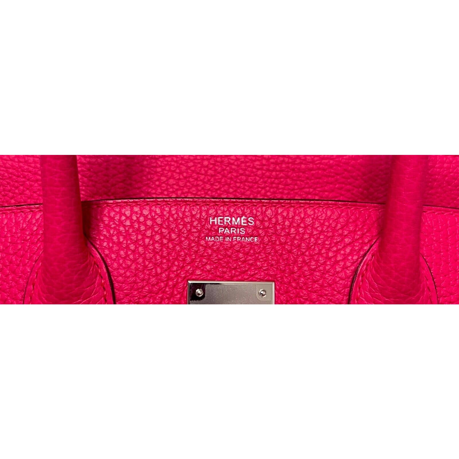 Hermes Birkin 30 Rose Tyrien Pink Crocodile Palladium Hardware at 1stDibs
