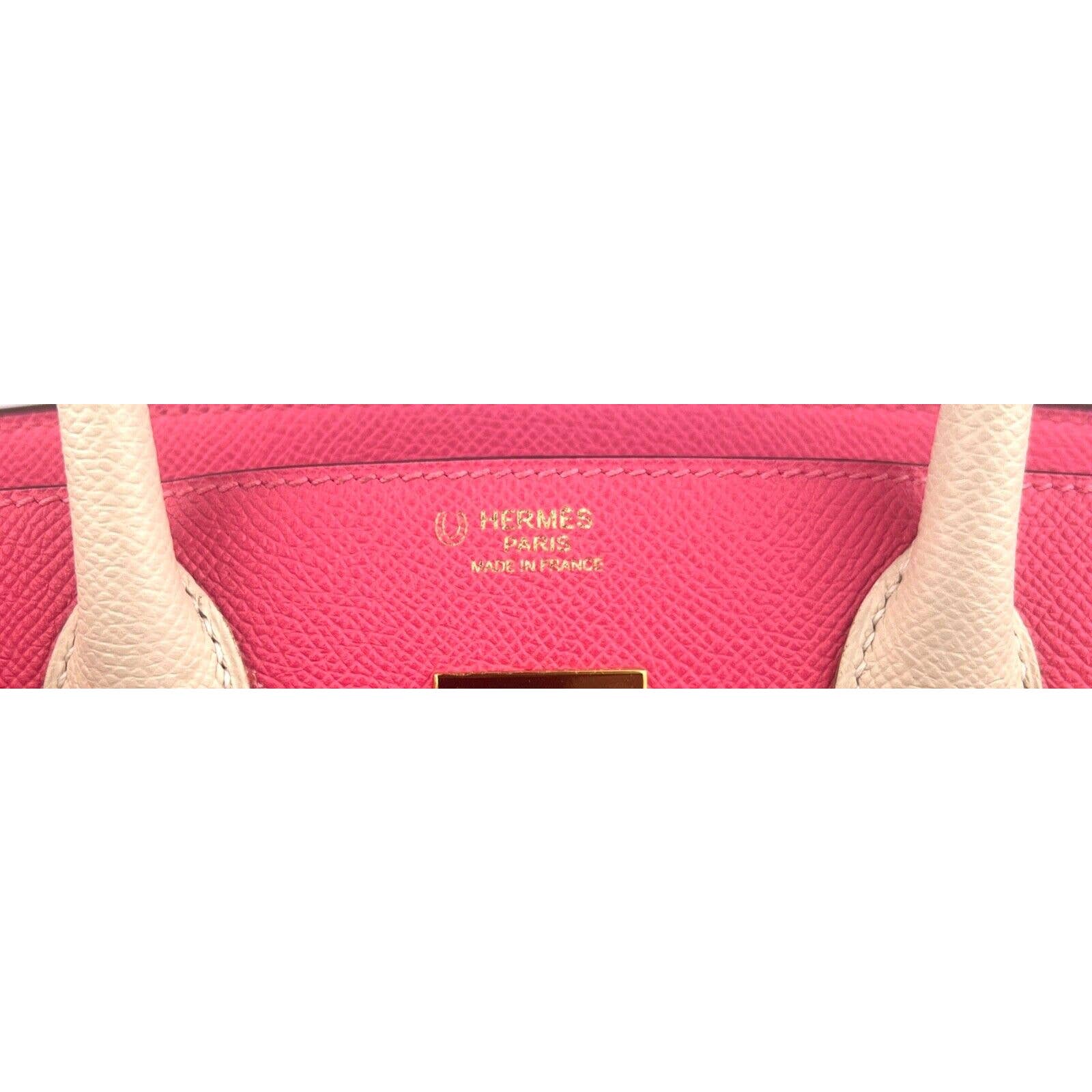 Hermes Birkin 30 Rose Azalee Azalea Pink Epsom Leather Palladium Hardware  at 1stDibs