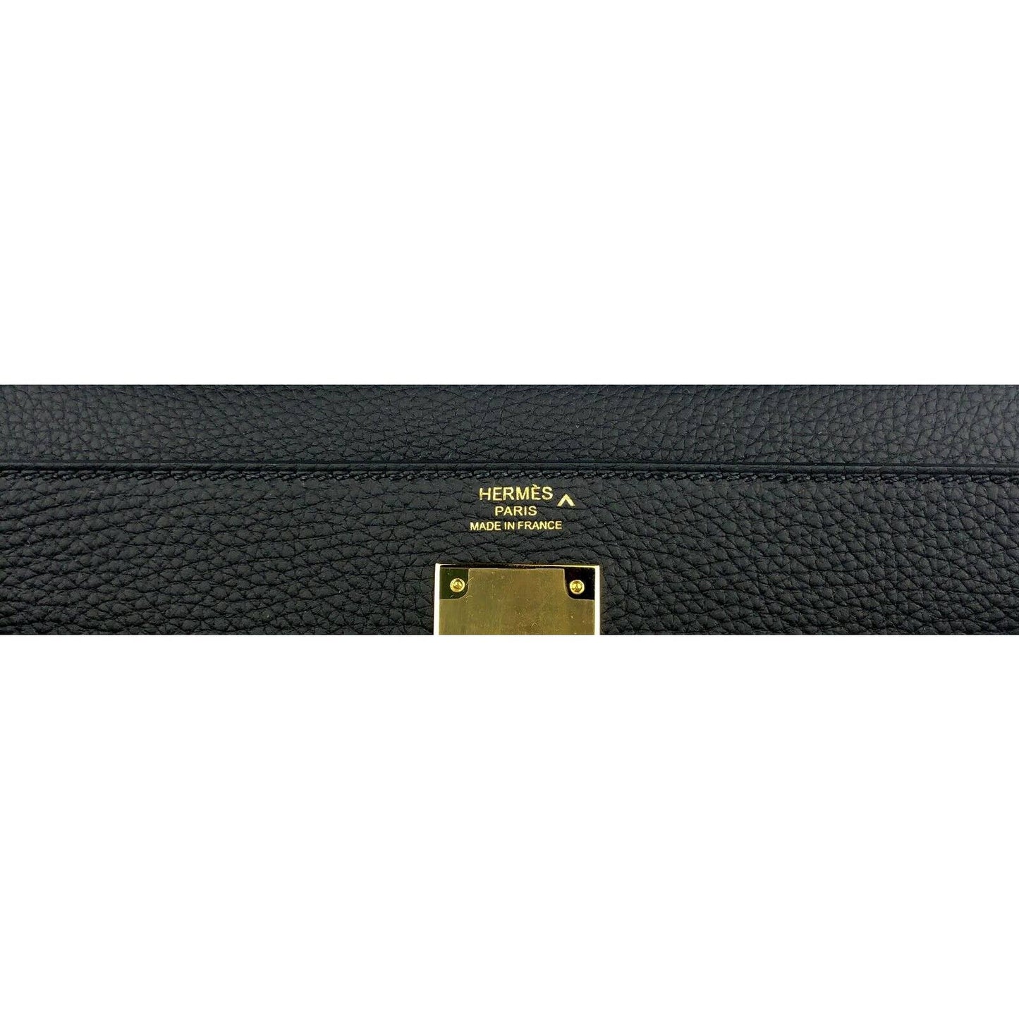 Hermes Kelly 28 Touch Black Togo Matte Alligator Gold Hardware RARE