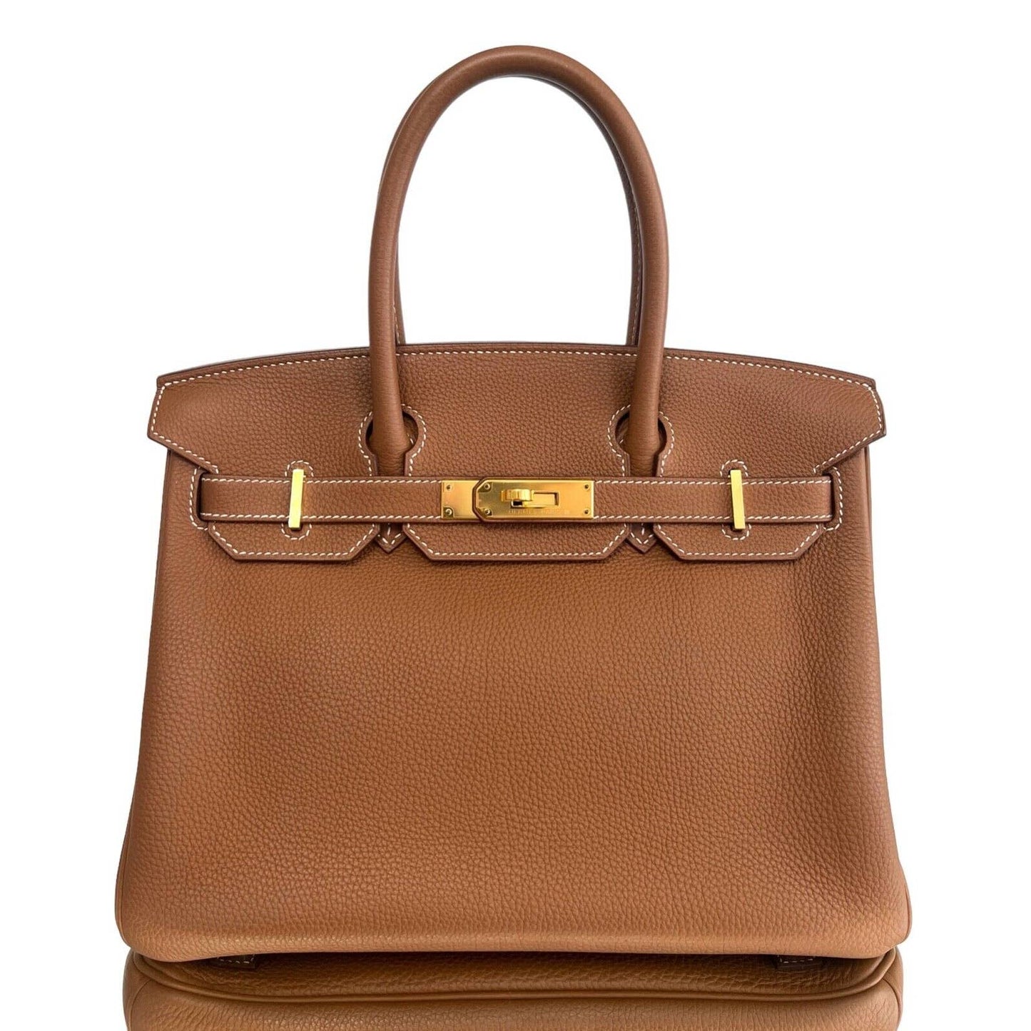 Hermès Birkin 30 Gold Tan Camel Togo Leather Gold Hardware Handbag Bag
