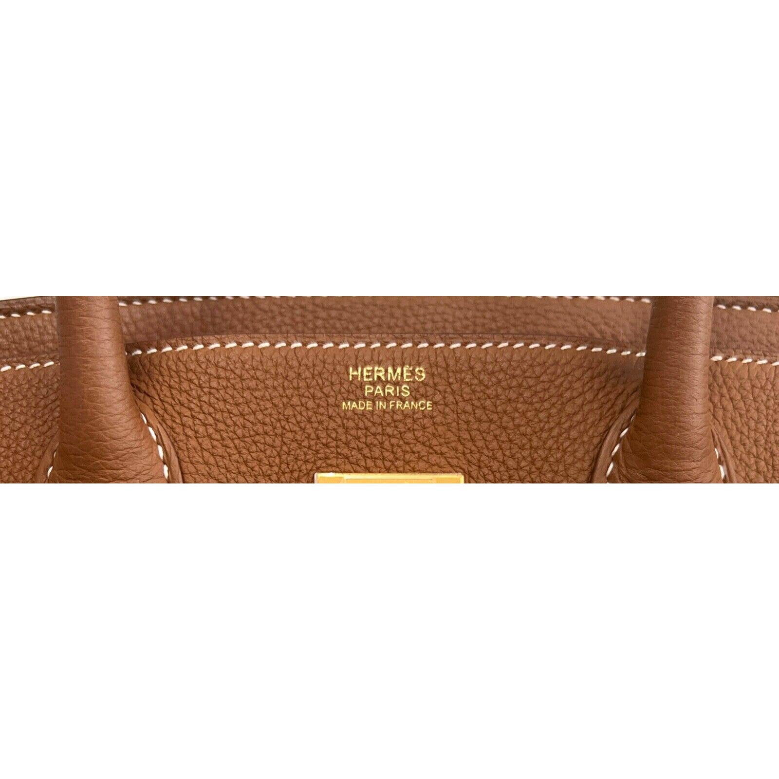 Hermès - Authenticated Birkin 30 Handbag - Leather Camel Plain for Women, Very Good Condition